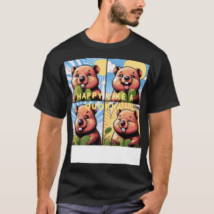 Camiseta Feliz como un Quokka