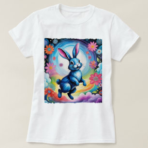 Camiseta Feliz Conejo Azul Dream T-Shirt