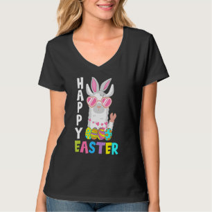 Camiseta Feliz Conejo De La Semana Santa Llama De Alfaca Pa