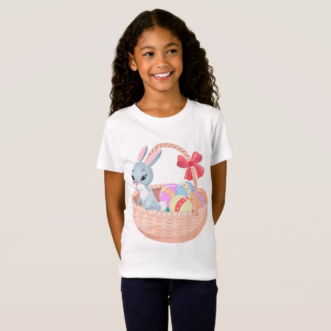 Camiseta Feliz Conejo de Pascua (Anverso completo)