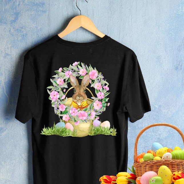 Camiseta Feliz Conejo de Pascua en un cubo (Subido por el creador)
