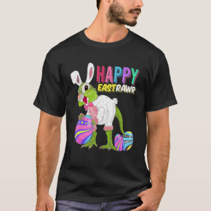 Camiseta Feliz Conejo Eastrawr Dinosaur Easter Bunny Egg Co