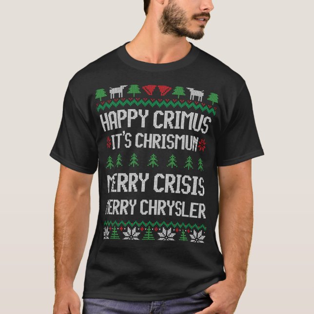 Camiseta Feliz Crimus, Feliz Navidad (Anverso)