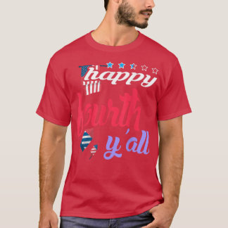 Camiseta Feliz cuarto año de Novedad