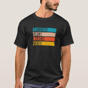 Camiseta Feliz cuarto cumpleaños, 4 años, maravilloso desde