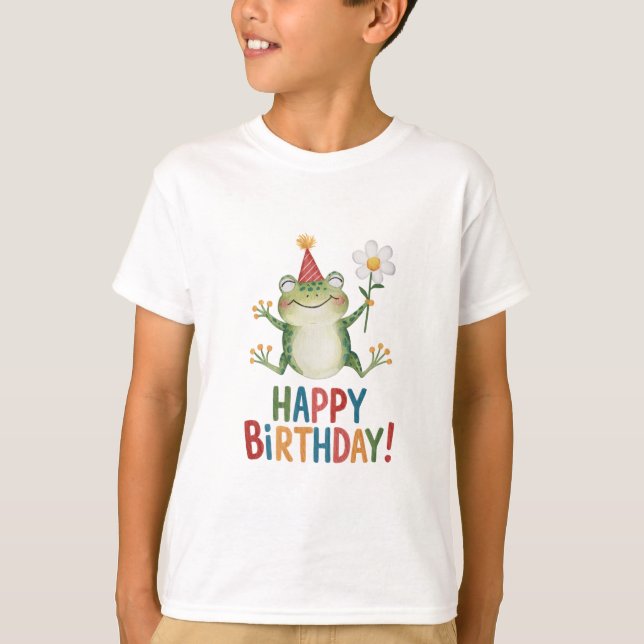 Camiseta Feliz cumpleaños (Anverso)
