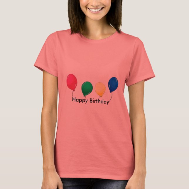 Camiseta Feliz cumpleaños (Anverso)
