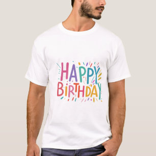 Camiseta Feliz cumpleaños