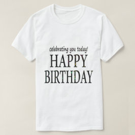 CAMISETA FELIZ CUMPLEAÑOS