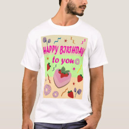 Camiseta Feliz cumpleaños