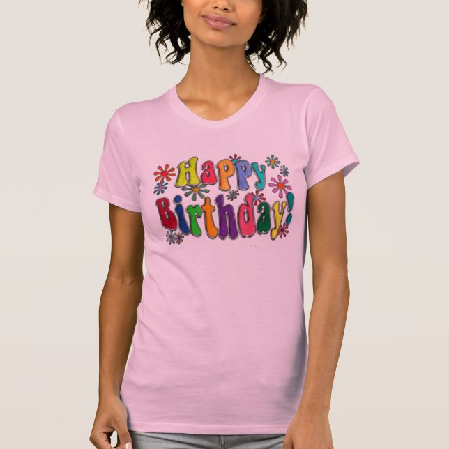 Camiseta Feliz cumpleaños (Anverso)
