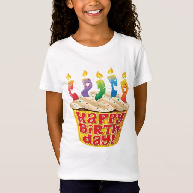 Camiseta Feliz cumpleaños (Anverso)