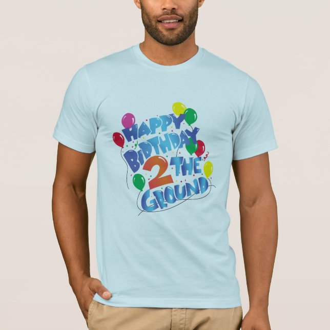 Camiseta Feliz cumpleaños (Anverso)