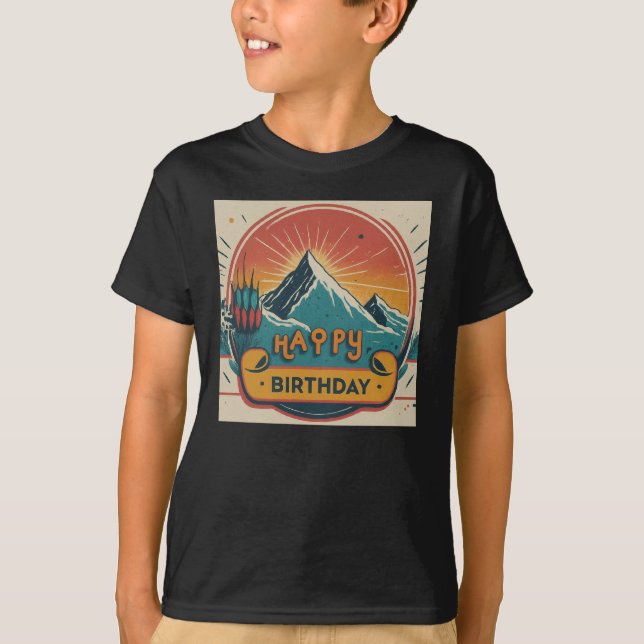 Camiseta Feliz cumpleaños (Anverso)