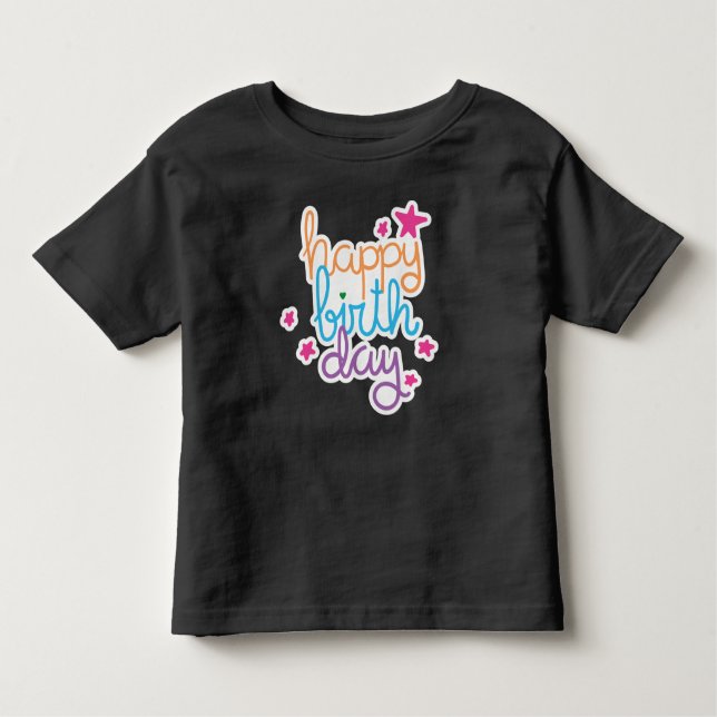 Camiseta Feliz Cumpleaños (Anverso)