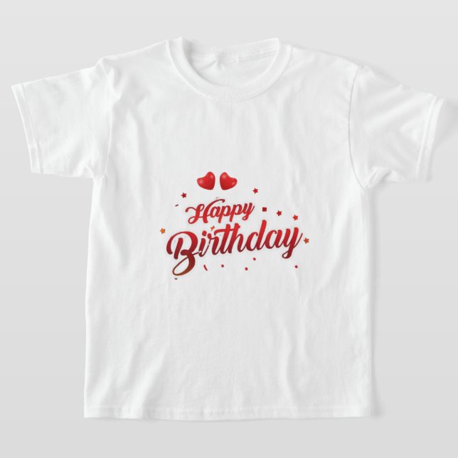 Camiseta Feliz cumpleaños (Distribución)