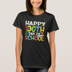 Camiseta Feliz Cumpleaños 100 De Colegio Disfraz Profesora 