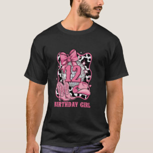 Camiseta Feliz Cumpleaños 12 Niña Arco Rodeo Vaquera Occide