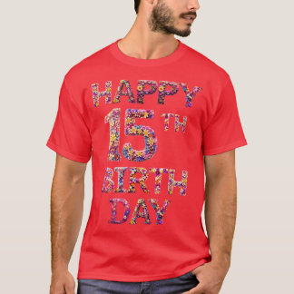 Camiseta Feliz cumpleaños 15