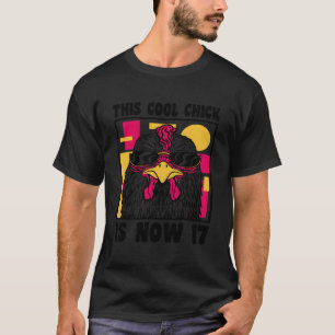 Camiseta Feliz Cumpleaños 17 Años Chicken De Guay De 17 Año