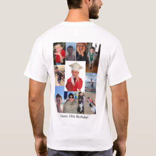 Camiseta ¡Feliz cumpleaños 18 Evan!