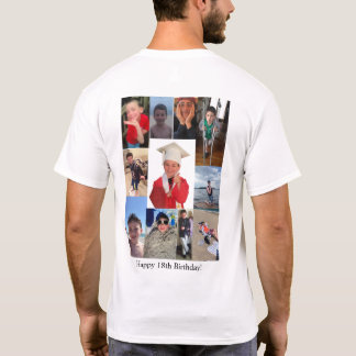 Camiseta ¡Feliz cumpleaños 18 Evan!