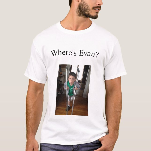 Camiseta ¡Feliz cumpleaños 18 Evan! (Anverso)