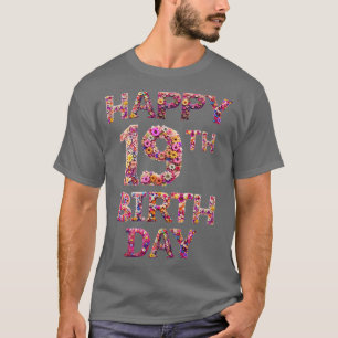 Camiseta Feliz cumpleaños 19