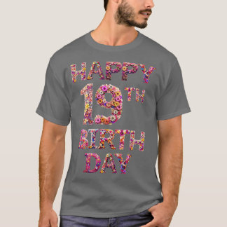 Camiseta Feliz cumpleaños 19