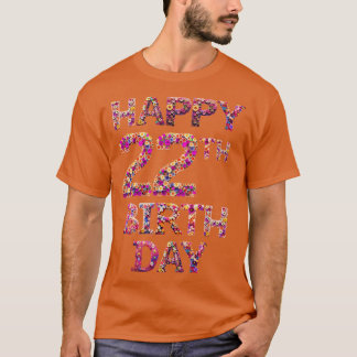 Camiseta Feliz cumpleaños 22