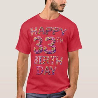 Camiseta Feliz cumpleaños 33