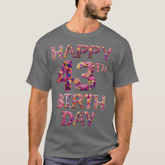 Camiseta Feliz cumpleaños 43