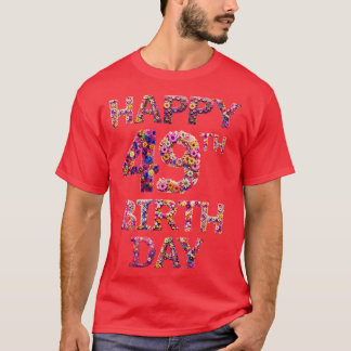Camiseta Feliz cumpleaños 49