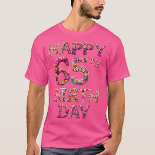Camiseta Feliz cumpleaños 65