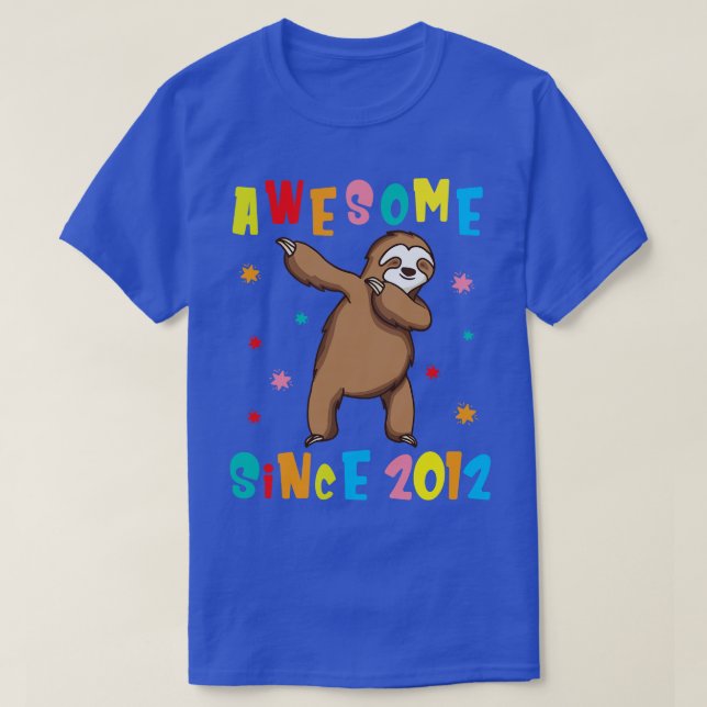Camiseta Feliz cumpleaños 8 años tío tía hermano Sist (Diseño del anverso)