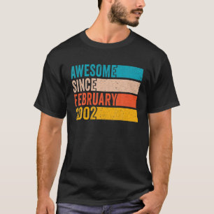 Camiseta Feliz Cumpleaños A Los 20 Años Desde Febrero