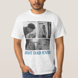 Camiseta Feliz cumpleaños a papá, regalo de Collage de foto