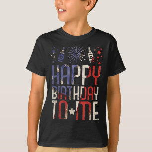 Camiseta Feliz Cumpleaños a Regalo de Fiesta Divertido 4 de