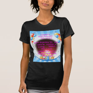 Camiseta Feliz cumpleaños a tu arte Imprimir