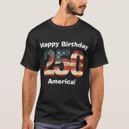 Camiseta Feliz Cumpleaños América 250