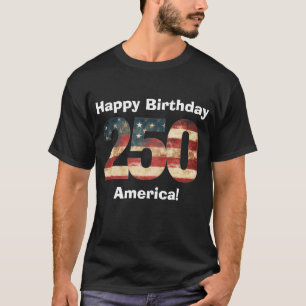 Camiseta Feliz Cumpleaños América 250