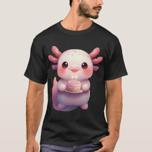 Camiseta Feliz cumpleaños Axolotl – Dibujo animado capricho