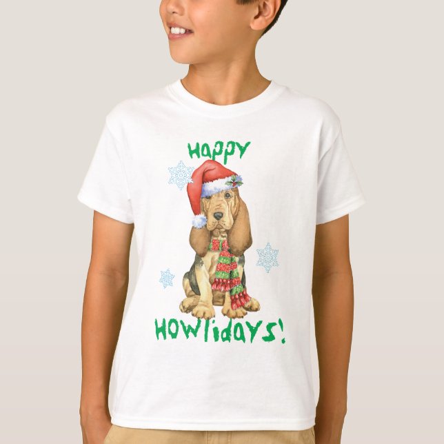 Camiseta Feliz cumpleaños, Bloodhound T-Shirt (Anverso)