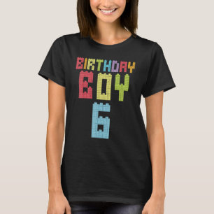 Camiseta Feliz Cumpleaños Bloque De Construcción Para Mí Qu