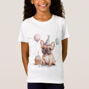 Camiseta Feliz Cumpleaños Bulldog Francés