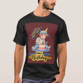 Camiseta Feliz cumpleaños - Celebrar con estilo