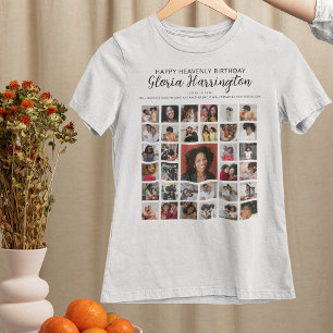 Camiseta Feliz Cumpleaños Celestial Tributo Fotográfico M