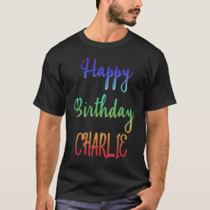 Camiseta Feliz cumpleaños Charlie Idea