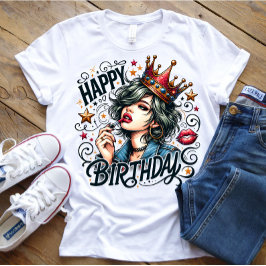 Camiseta Feliz cumpleaños chica T-Shirt