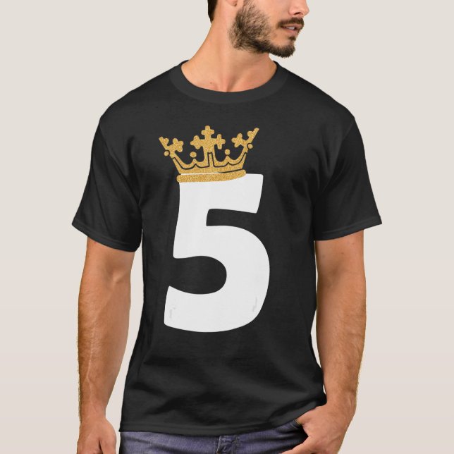 Camiseta Feliz cumpleaños Chicas quinto Fiesta 5 años cumpl (Anverso)